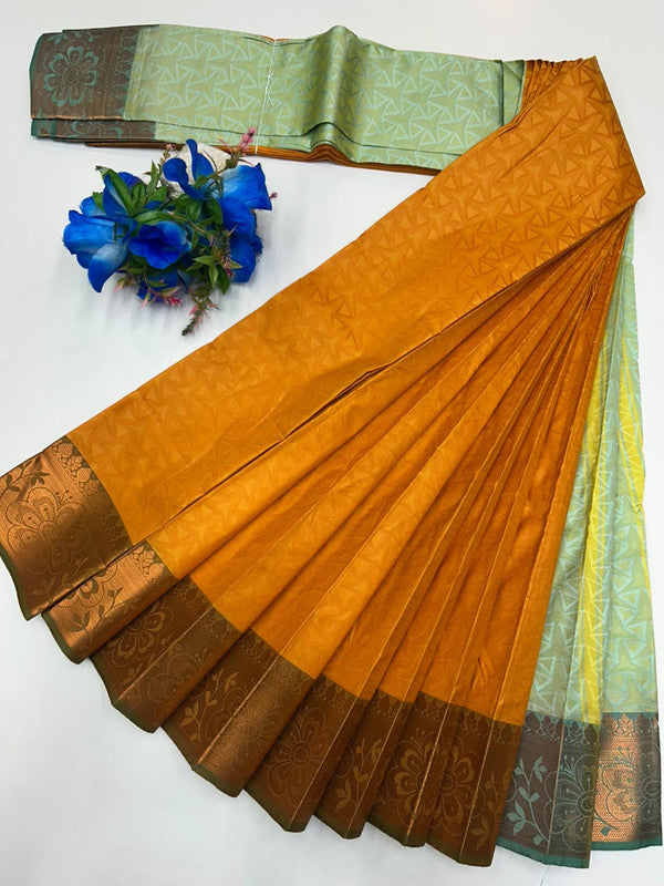 Premium Poontamil Soft Silk Saree with |Jacquard Blouse| PPC207 - Sri Sakthi Pugazh Tex - Premium Poontamil