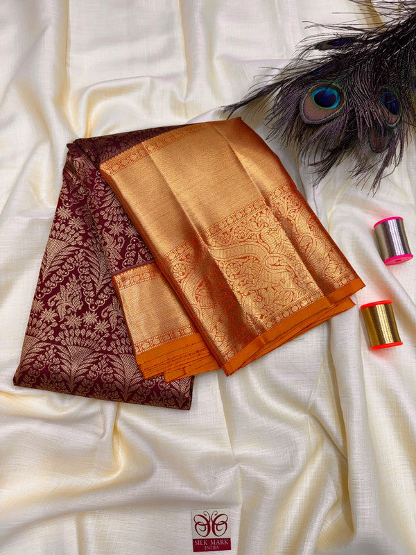 Pure Silk Saree – |100% Original Silk Traditional Elegance| M43 - Sri Sakthi Pugazh Tex - Pure Silk