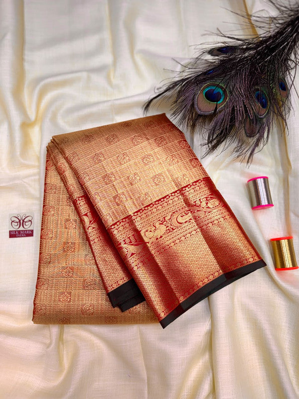 Pure Silk Saree – |100% Original Silk Traditional Elegance| M43 - Sri Sakthi Pugazh Tex - Pure Silk