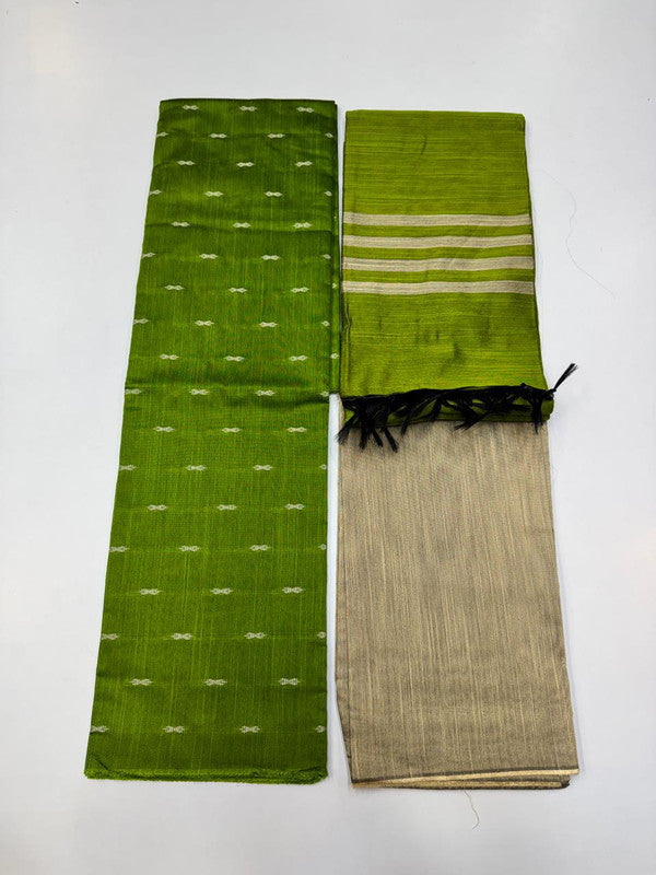 Chudithar Material in cotton fabric with elegant thread work for women