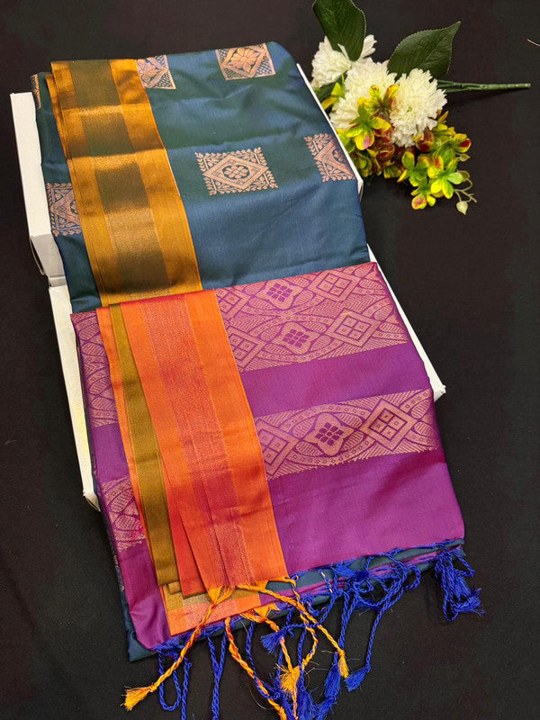 Vaagai Soft Silk Saree for Wedding Wear