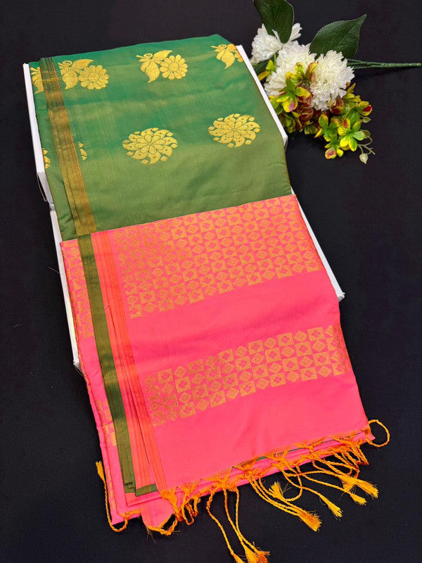 Vaagai Soft Silk Saree for Wedding Wear