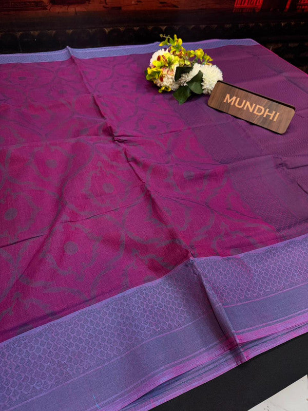 Summer Cool Cotton Saree in Cotton Type Fabric for Wedding Wear