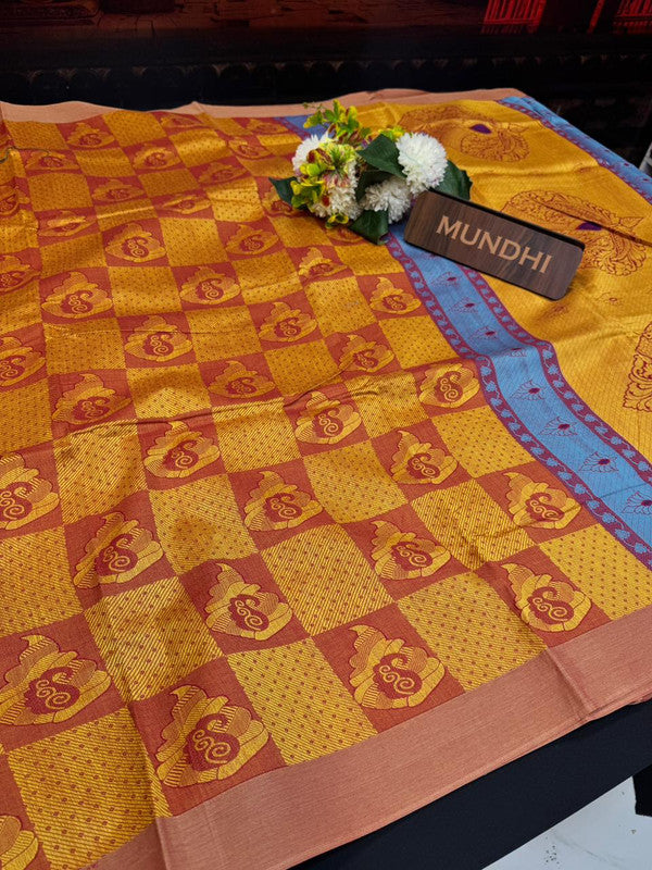 Summer Cool Cotton Saree in Cotton Type Fabric for Wedding Wear
