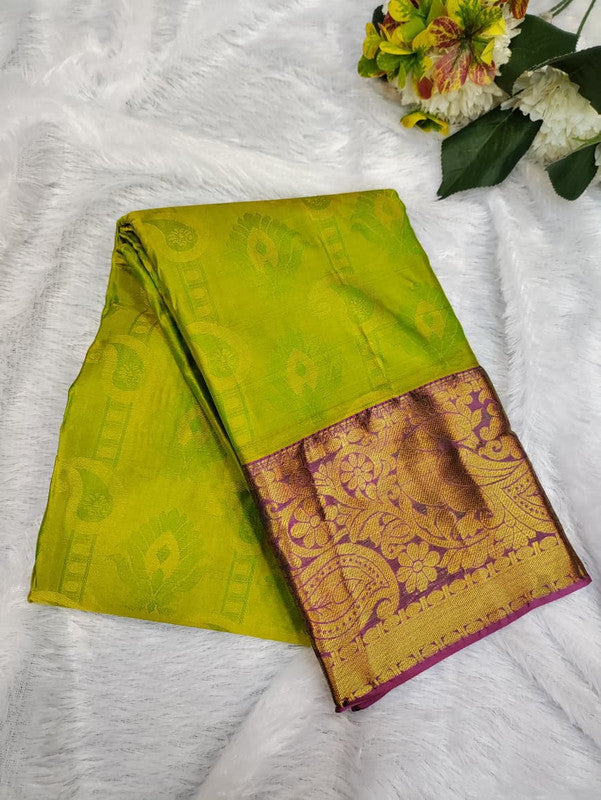 Suba Oviya Pattu Mix Wedding Saree SV24