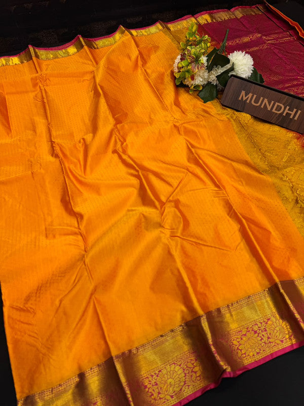 Suba Oviya Pattu Mix Wedding Saree SV88