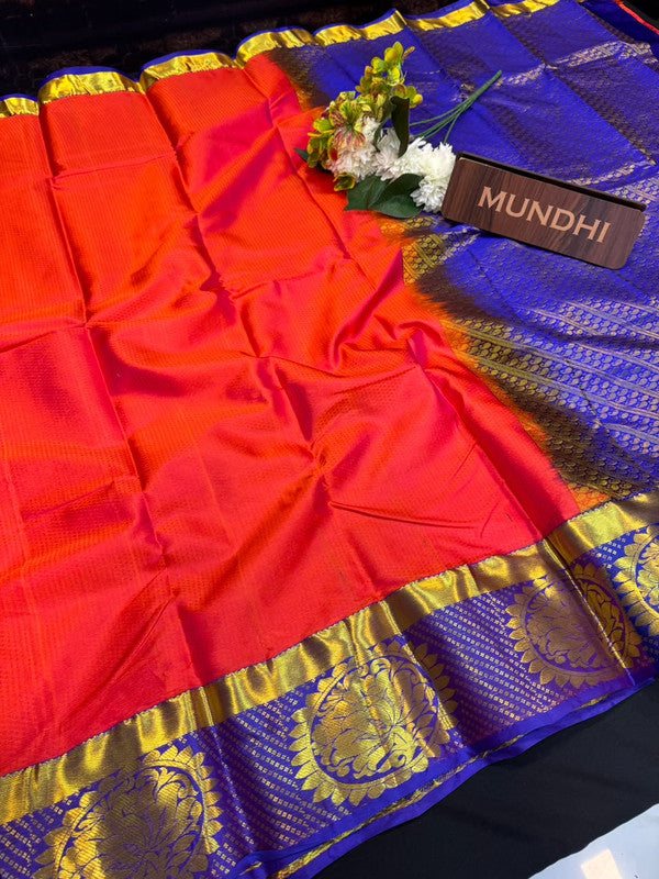 Suba Oviya Pattu Mix Wedding Saree SV91