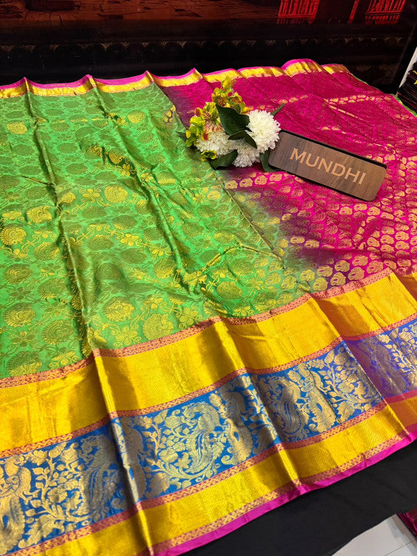 Suba Oviya Pattu Mix Wedding Saree|Take 3 Saree Get Discount 200 Each  SV101