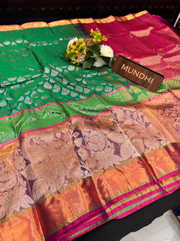 Suba Oviya Pattu Mix Wedding Saree|Take 3 Saree Get Discount 200 Each SV133