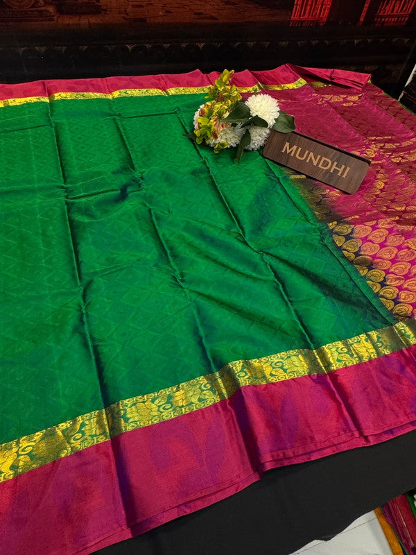 Suba Oviya Pattu Mix Wedding Saree|Take 3 Saree Get Discount 200 Each SV157