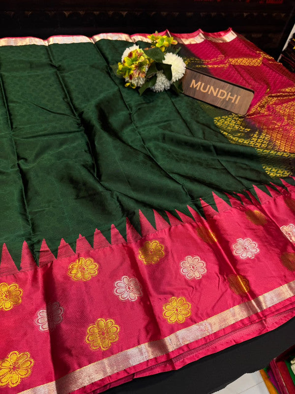 Suba Oviya Pattu Mix Wedding Saree|Take 3 Saree Get Discount 200 Each SV163