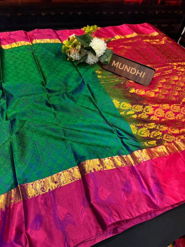 Suba Oviya Pattu Mix Wedding Saree|Take 3 Saree Get Discount 200 Each SV165