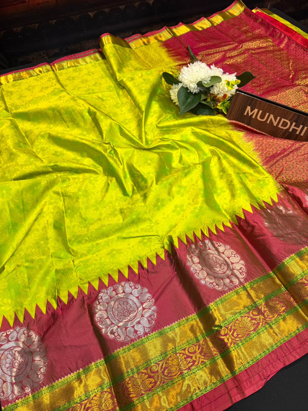 Suba Oviya Pattu Mix Wedding Saree|Take 3 Saree Get Discount 200 Each SV273