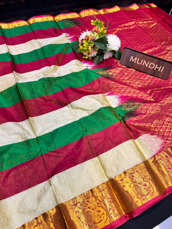 Suba Oviya Pattu Mix Wedding Saree|Take 3 Saree Get Discount 200 Each SV280