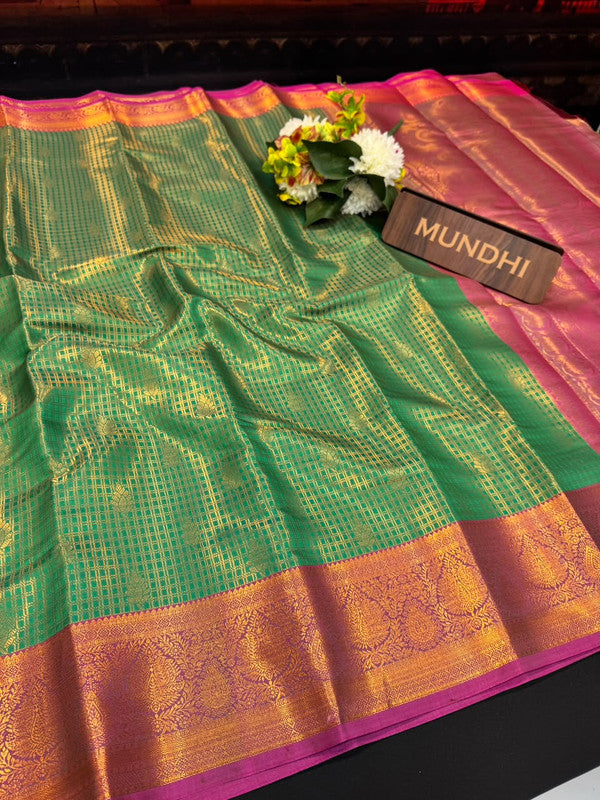 Manjanathi Saree | Elegant Zari Work | MJS16