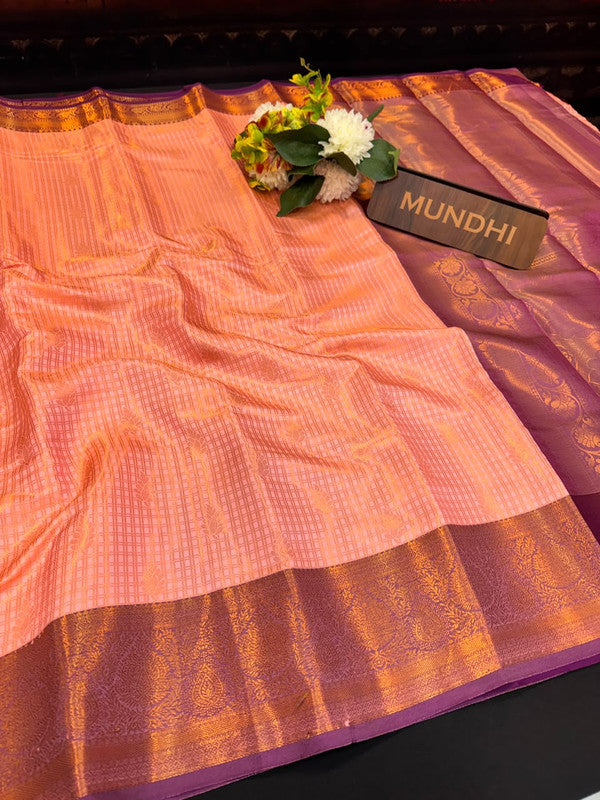 Manjanathi Saree | Elegant Zari Work | MJS14