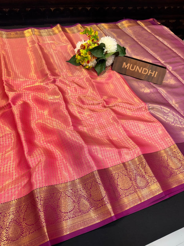 Manjanathi Saree | Elegant Zari Work | MJS05