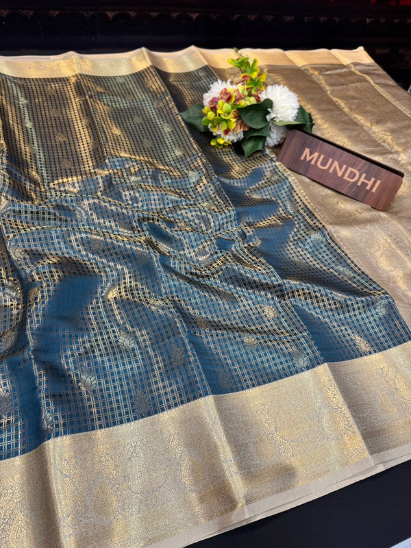 Manjanathi Saree | Elegant Zari Work | MJS04