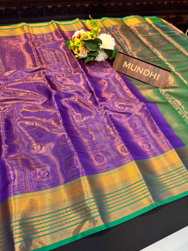 Kajal Saree | Elegant Zari Work | KAJ08