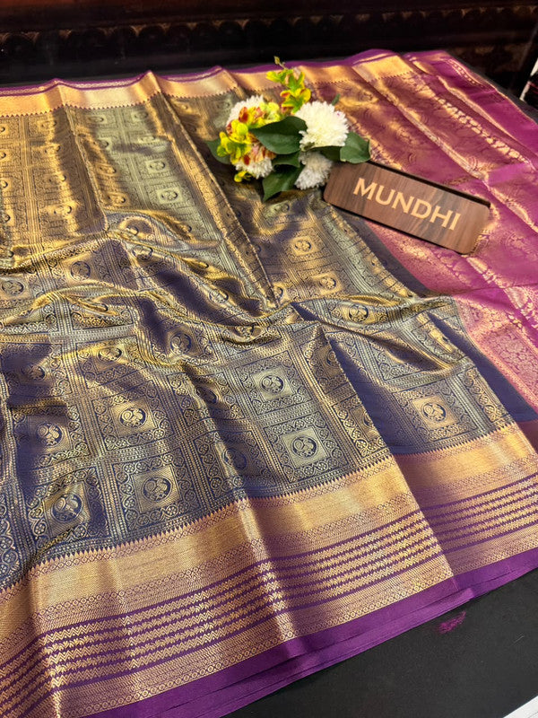 Kajal Saree | Elegant Zari Work | KAJ02