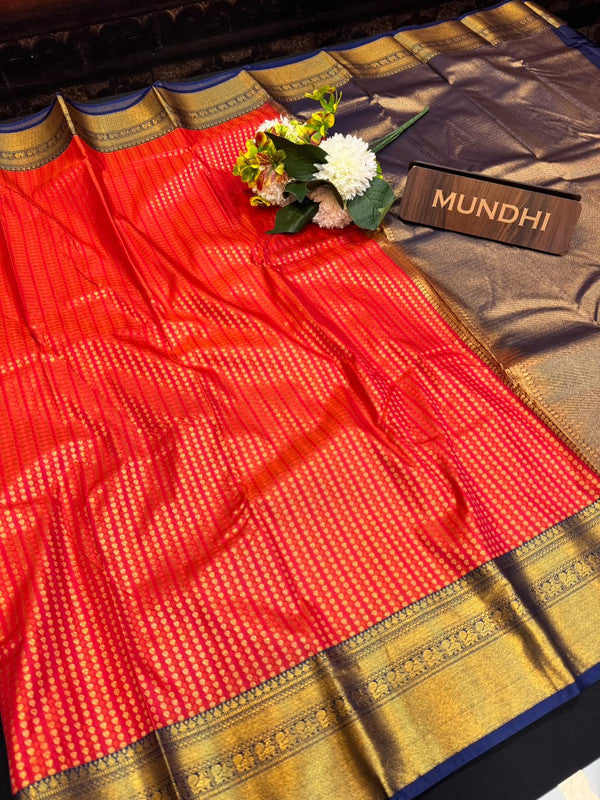 Upgrade your saree collection with the Vennila Semi Silk Saree and bring effortless elegance to every occasion. 