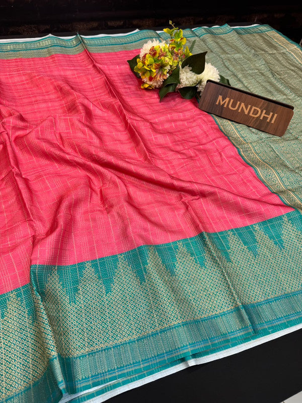 Siddhanth Fancy Saree with zari work and printed design for women