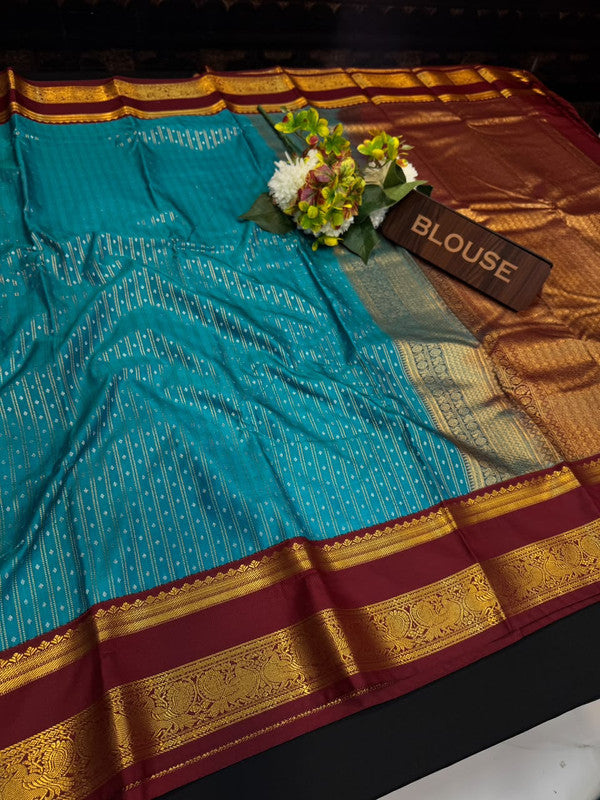 Upgrade your saree collection with the Vennila Semi Silk Saree and bring effortless elegance to every occasion. 