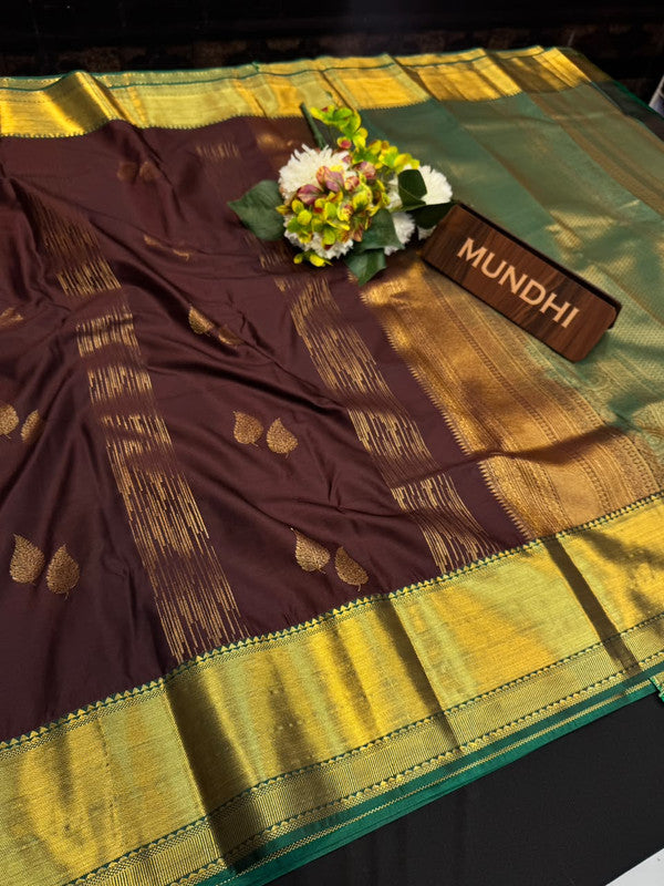 Upgrade your saree collection with the Vennila Semi Silk Saree and bring effortless elegance to every occasion. 