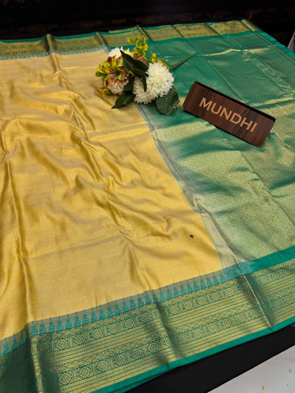 Upgrade your saree collection with the Vennila Semi Silk Saree and bring effortless elegance to every occasion. 