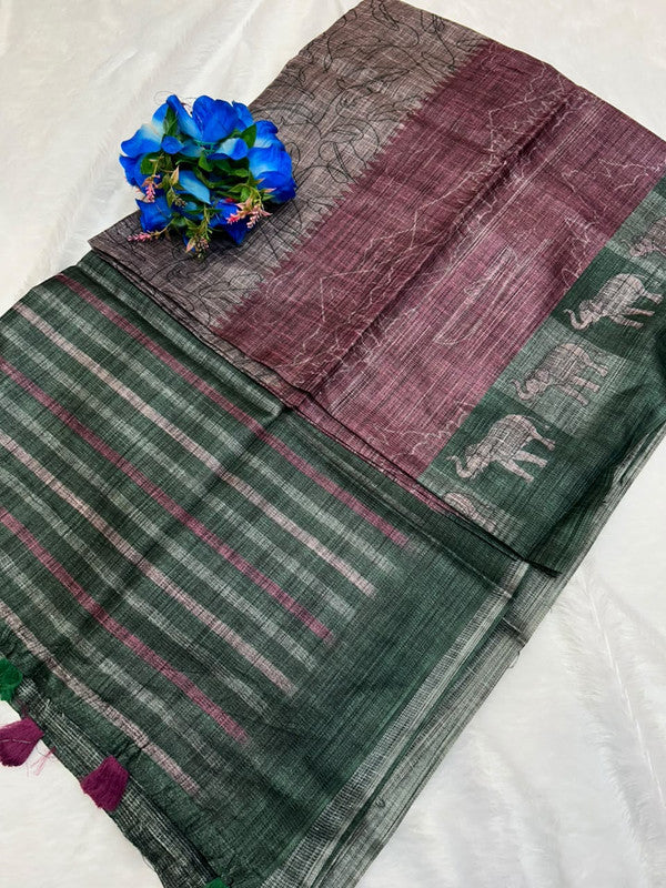 Palak Digital Fancy Saree | Elegant Party Wear Saree|PDS32