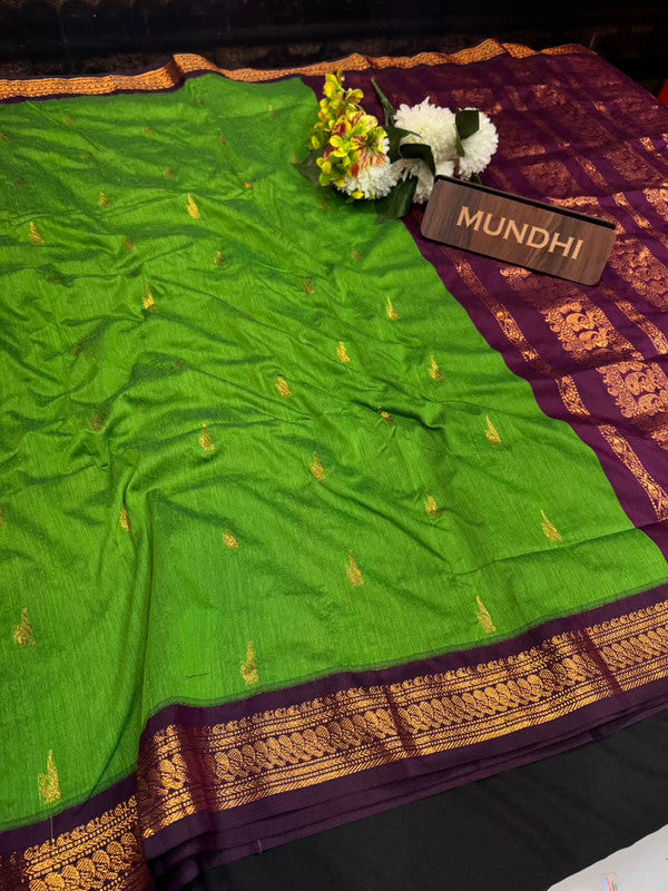 Kalyani Cotton Saree with |Zari Border for Women| KY43