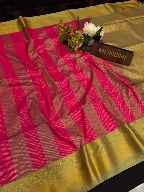 Upgrade your saree collection with the Vennila Semi Silk Saree and bring effortless elegance to every occasion. 