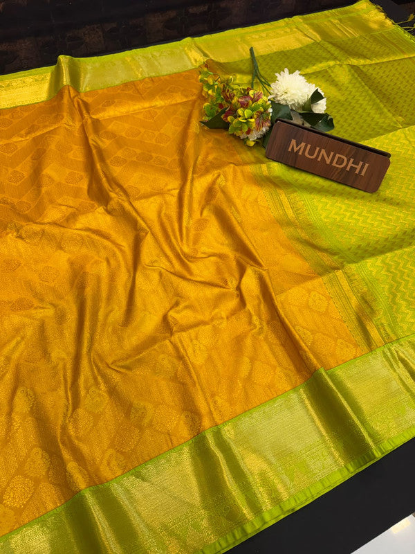 Upgrade your saree collection with the Vennila Semi Silk Saree and bring effortless elegance to every occasion. 