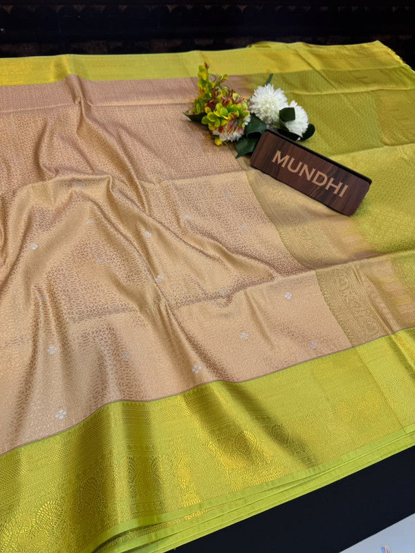 Upgrade your saree collection with the Vennila Semi Silk Saree and bring effortless elegance to every occasion. 