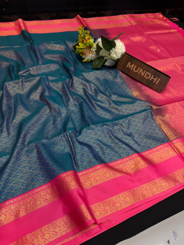 Upgrade your saree collection with the Vennila Semi Silk Saree and bring effortless elegance to every occasion. 