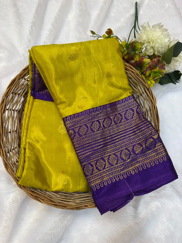 Crepe Silk Foil Print Saree for Party Wear