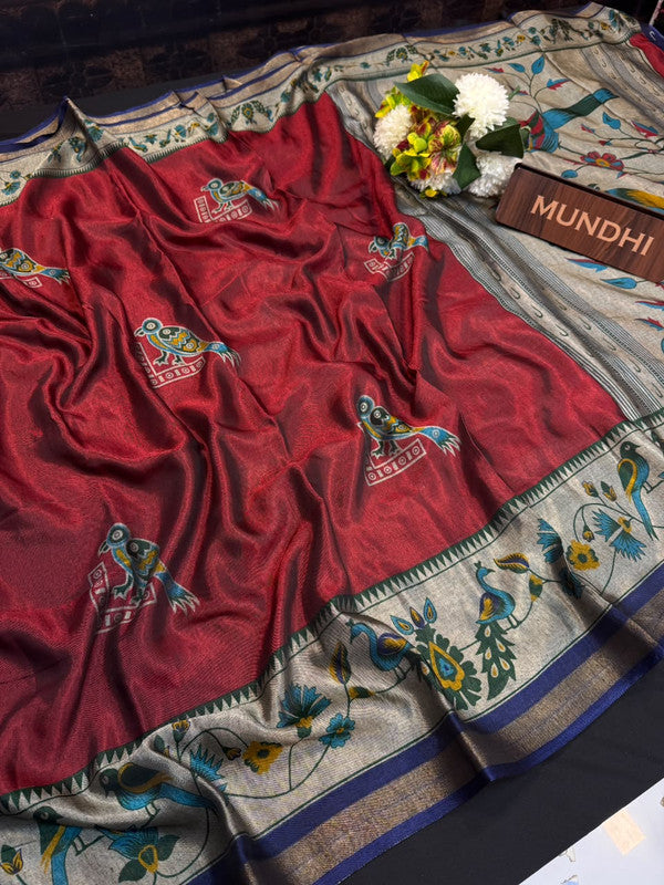 Black Cotton Sarees with Zari Border for Women