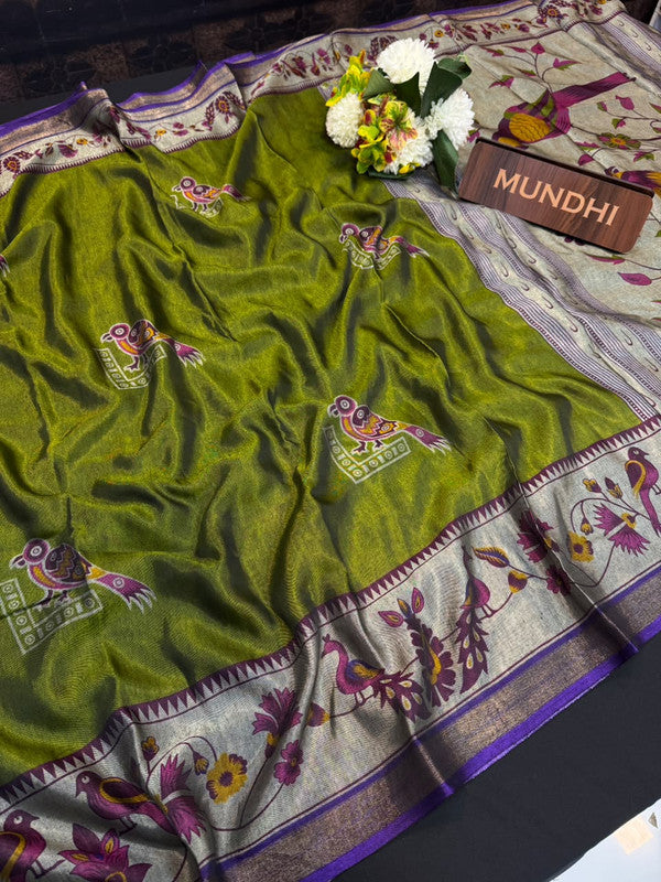 Black Cotton Sarees with Zari Border for Women