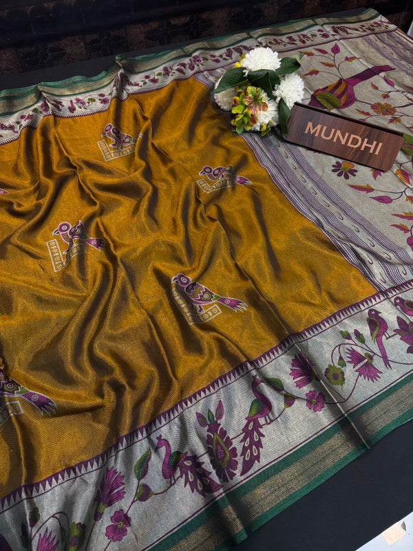 Black Cotton Sarees with Zari Border for Women