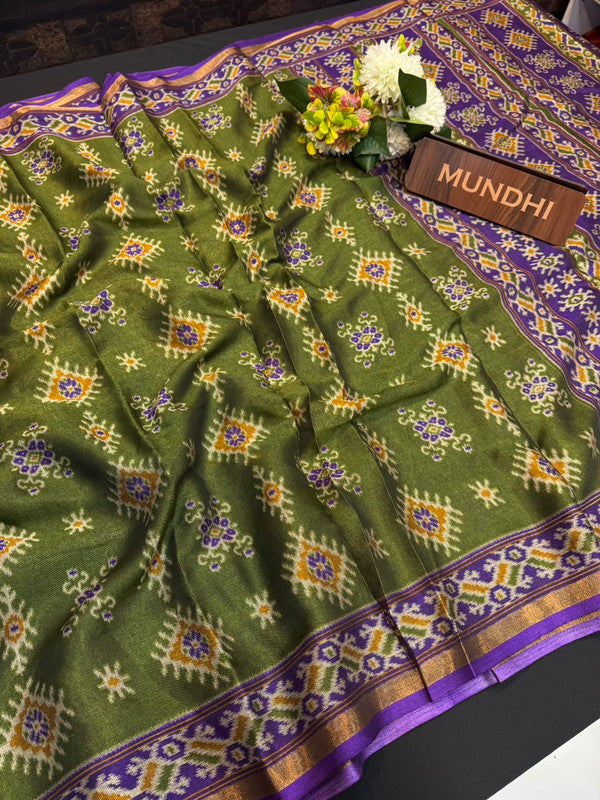Pushpgiri Fancy Sarees with Zari Border for Party Wear
