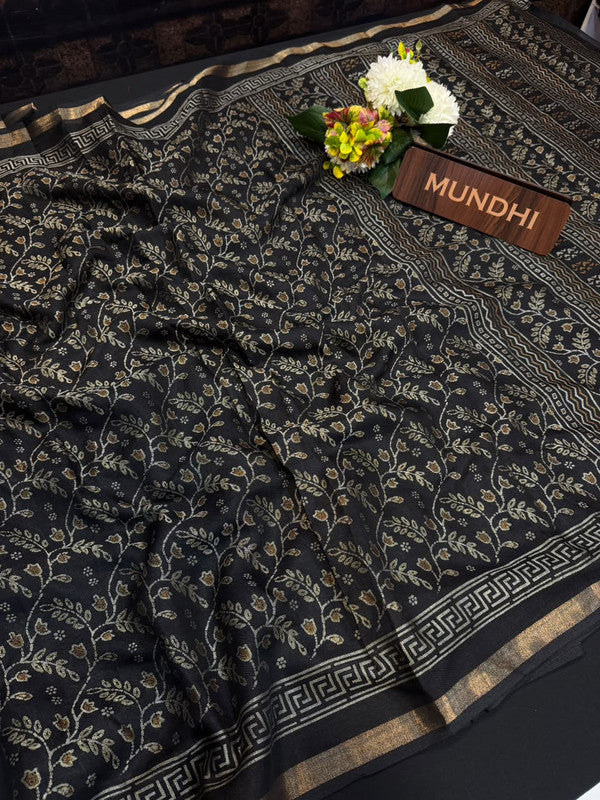 Pushpgiri Fancy Sarees with Zari Border for Party Wear