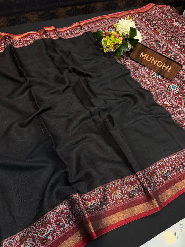 Pushpgiri Fancy Sarees with Zari Border for Party Wear