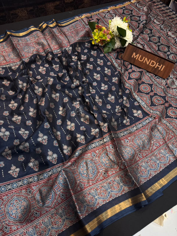 Pushpgiri Fancy Sarees with Zari Border for Party Wear