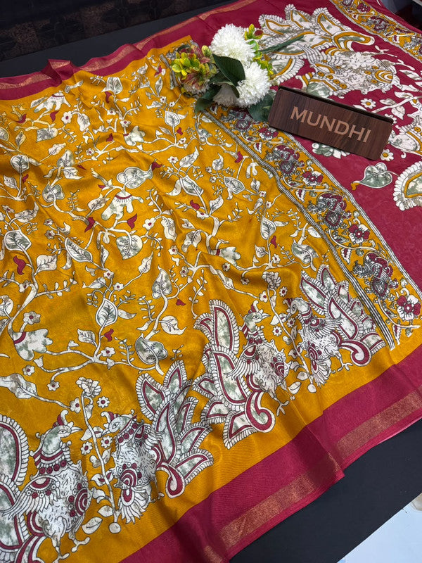 Mul Cotton Saree with Zari Border for Women in India