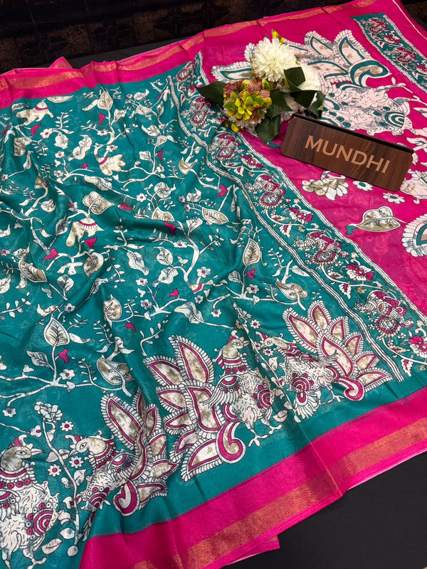 Mul Cotton Saree with Zari Border for Women in India