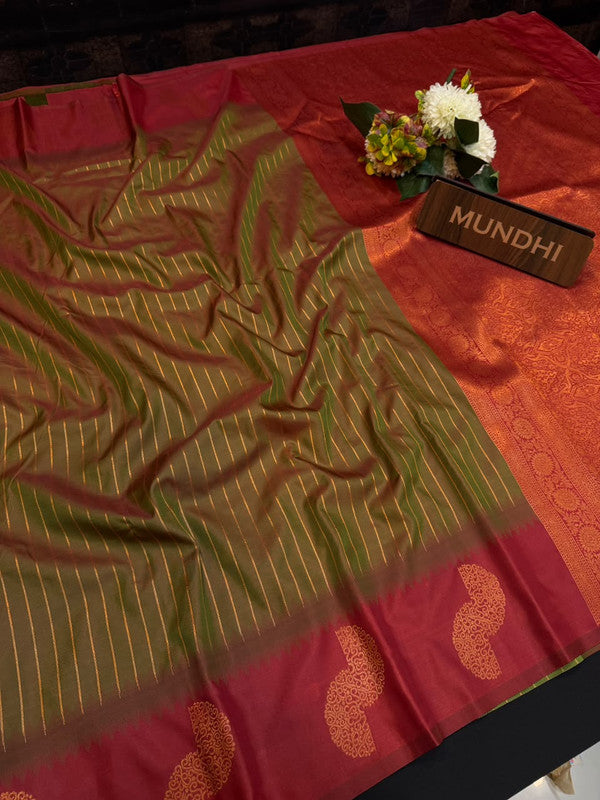 Premium Soft Silk Sarees with Zari Border for Festival Wear
