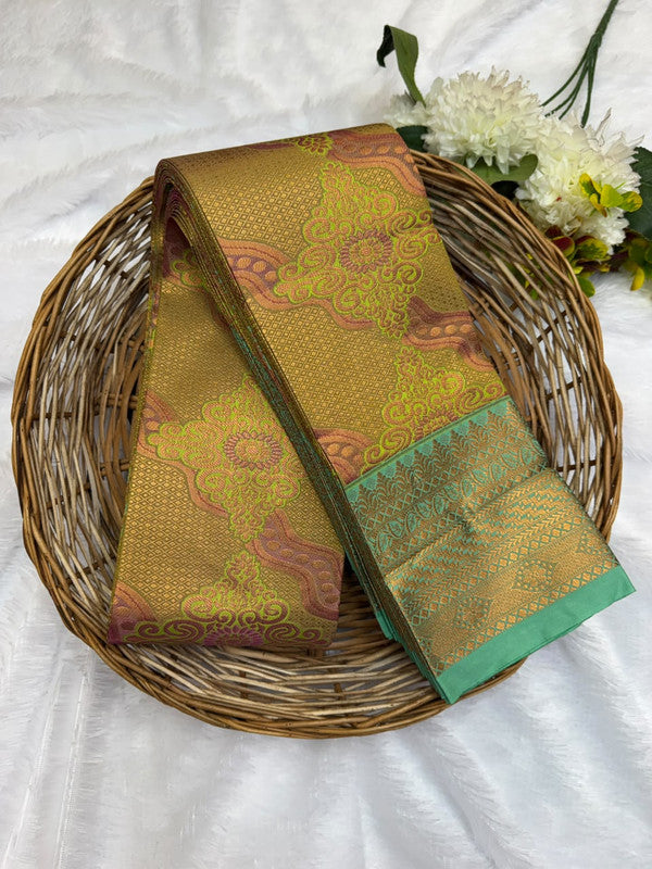 Premium semi silk saree with elegant Zari work
