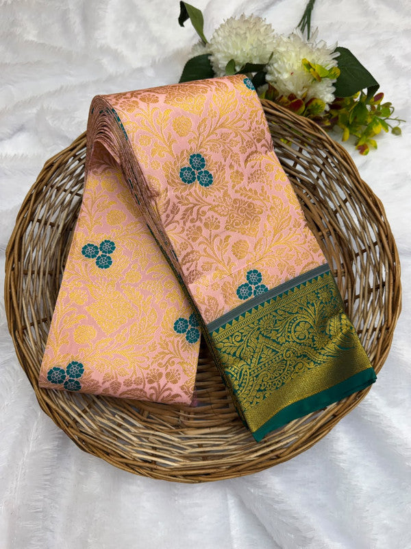 Premium semi silk saree with elegant Zari work