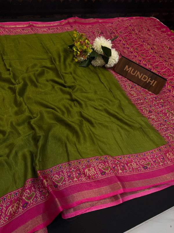 Mul Cotton Saree with Zari Border for Women in India
