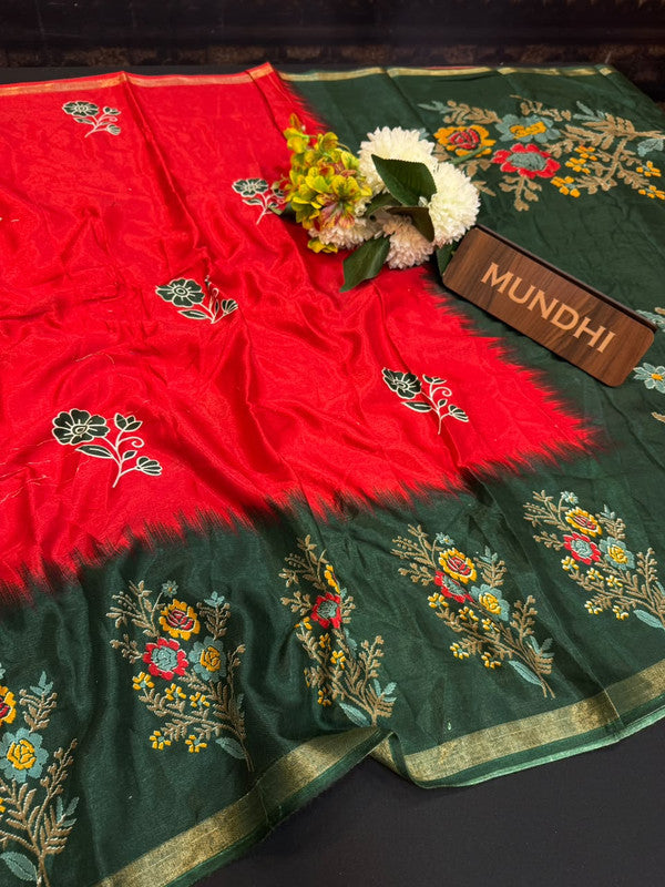 Mul Cotton Saree with Zari Border for Women in India